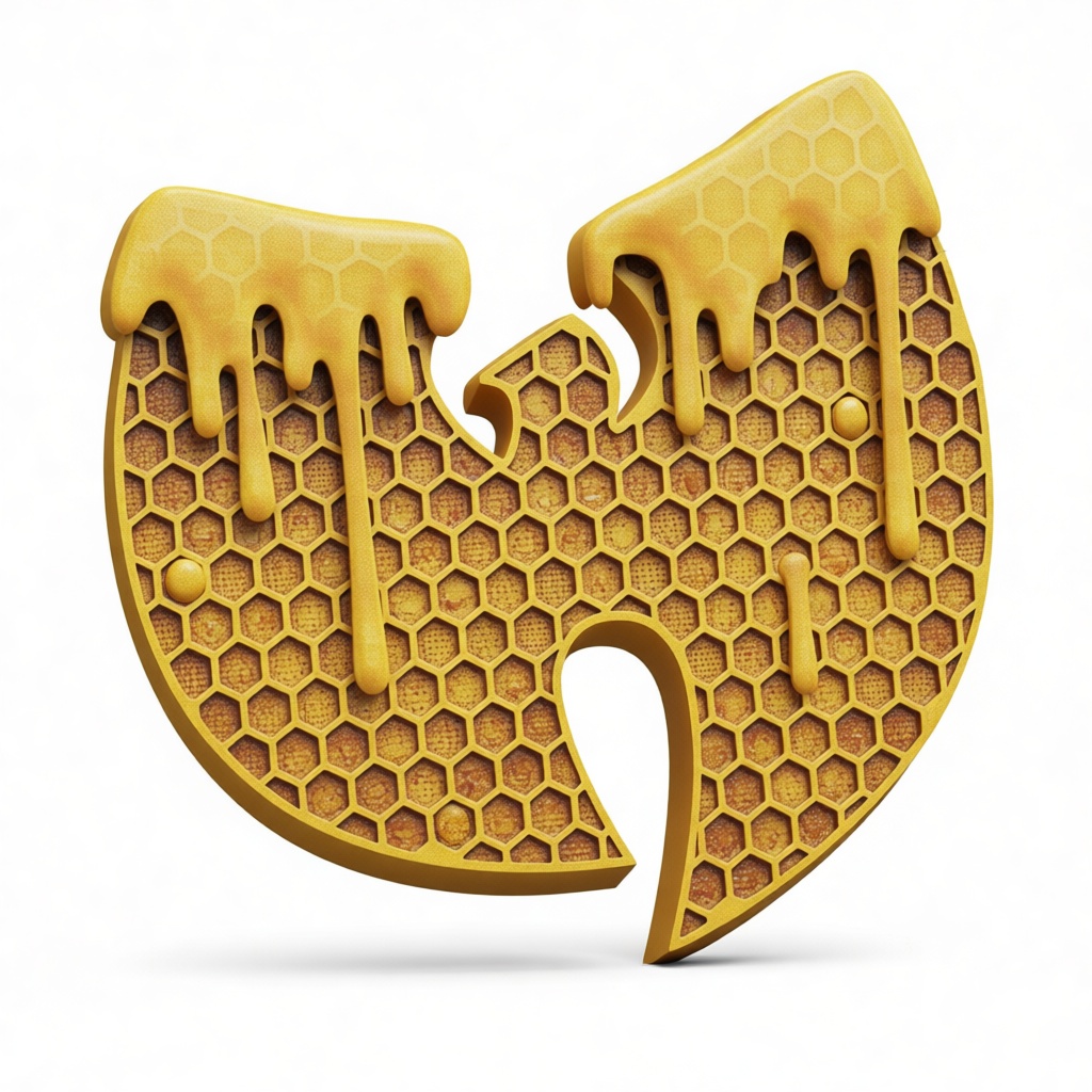 Wu-Tang Honeycomb Logo free 3D printable STL