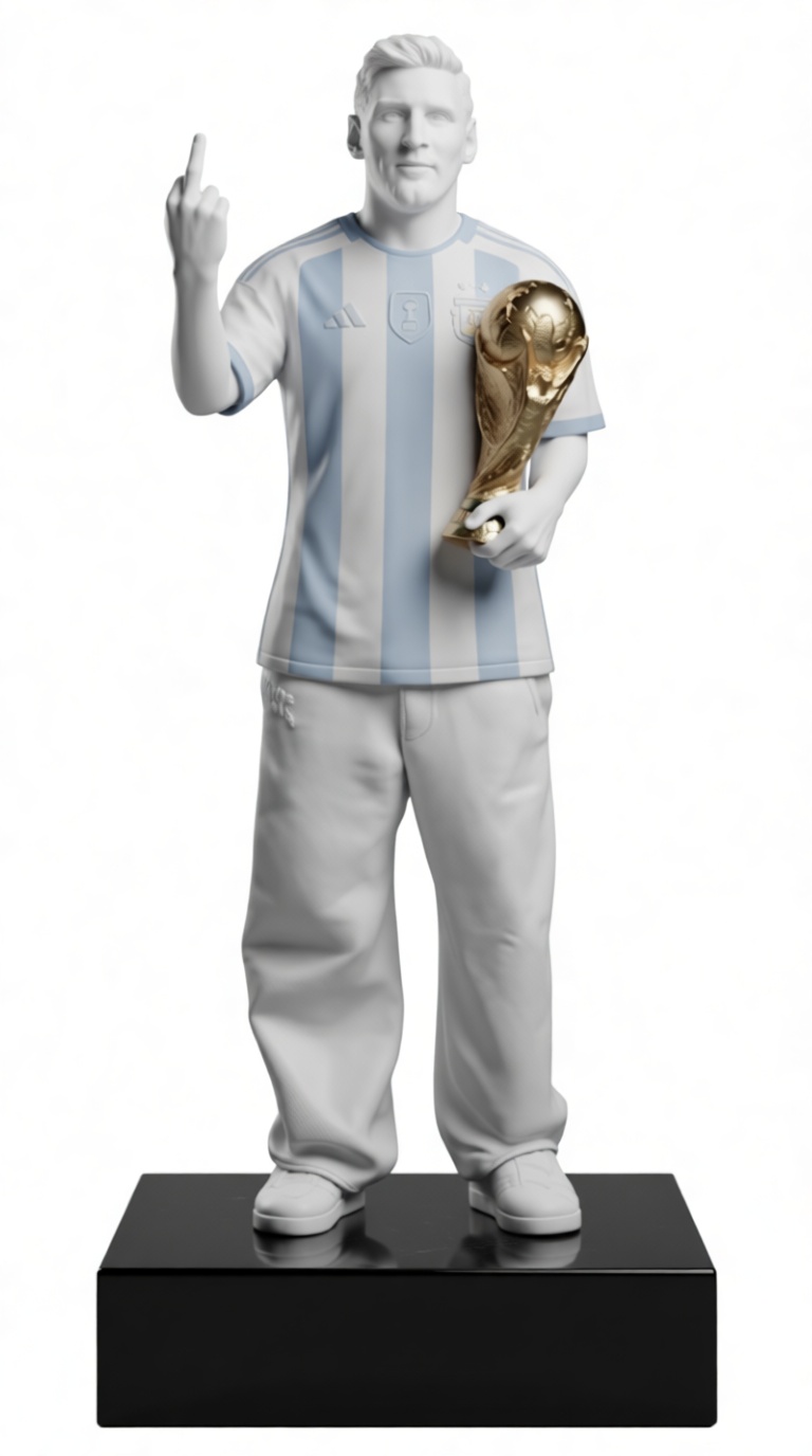 Lionel Messi Figurine free 3D printable STL