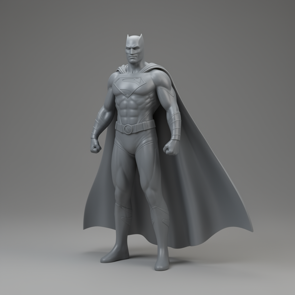 Superhero Standing Figurine free 3D printable STL