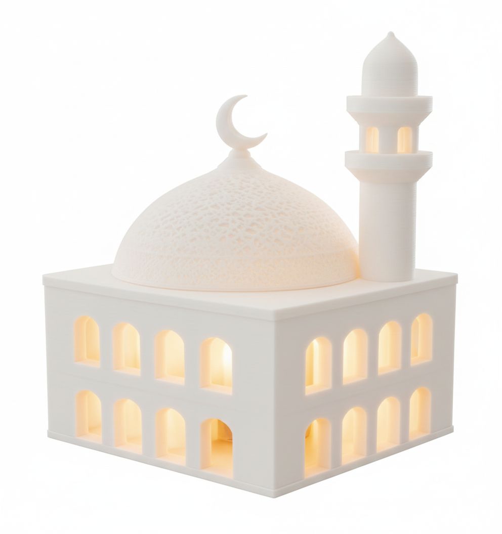 Luminous Mosque Model free 3D printable STL