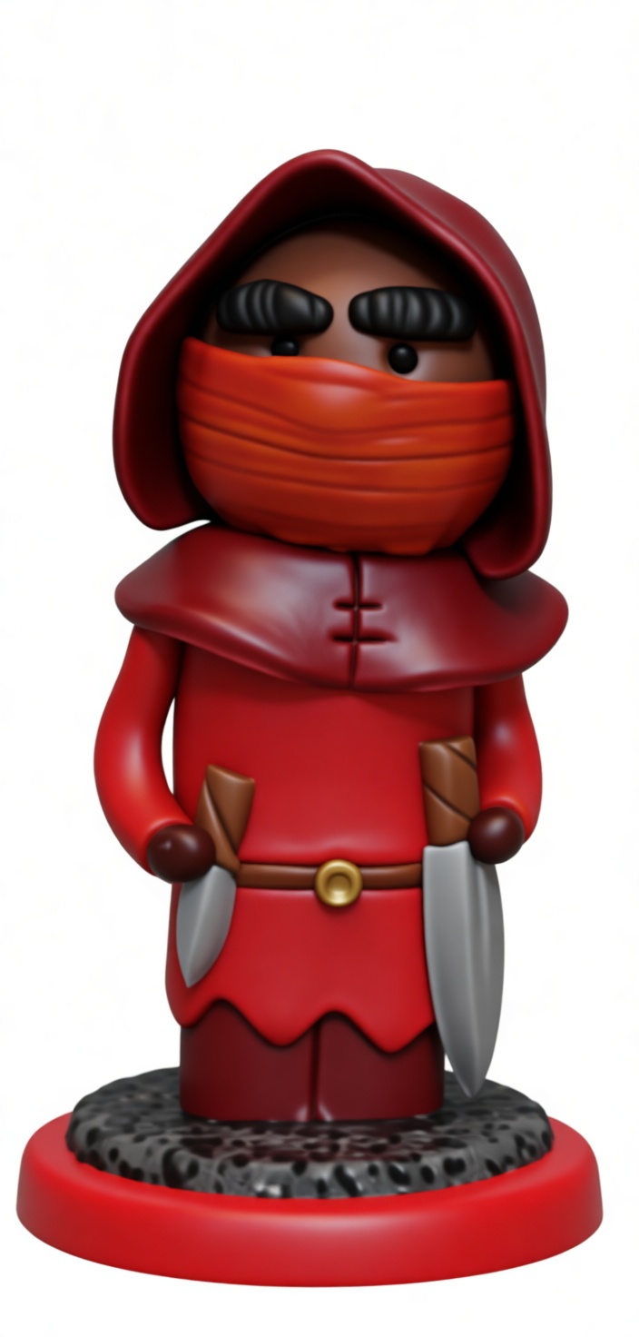 Ninja Assassin Figurine free 3D printable STL