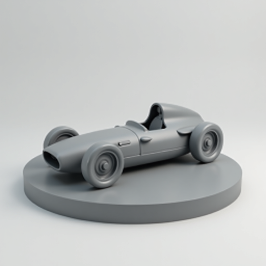 Dynamic Racecar Model free 3D printable STL