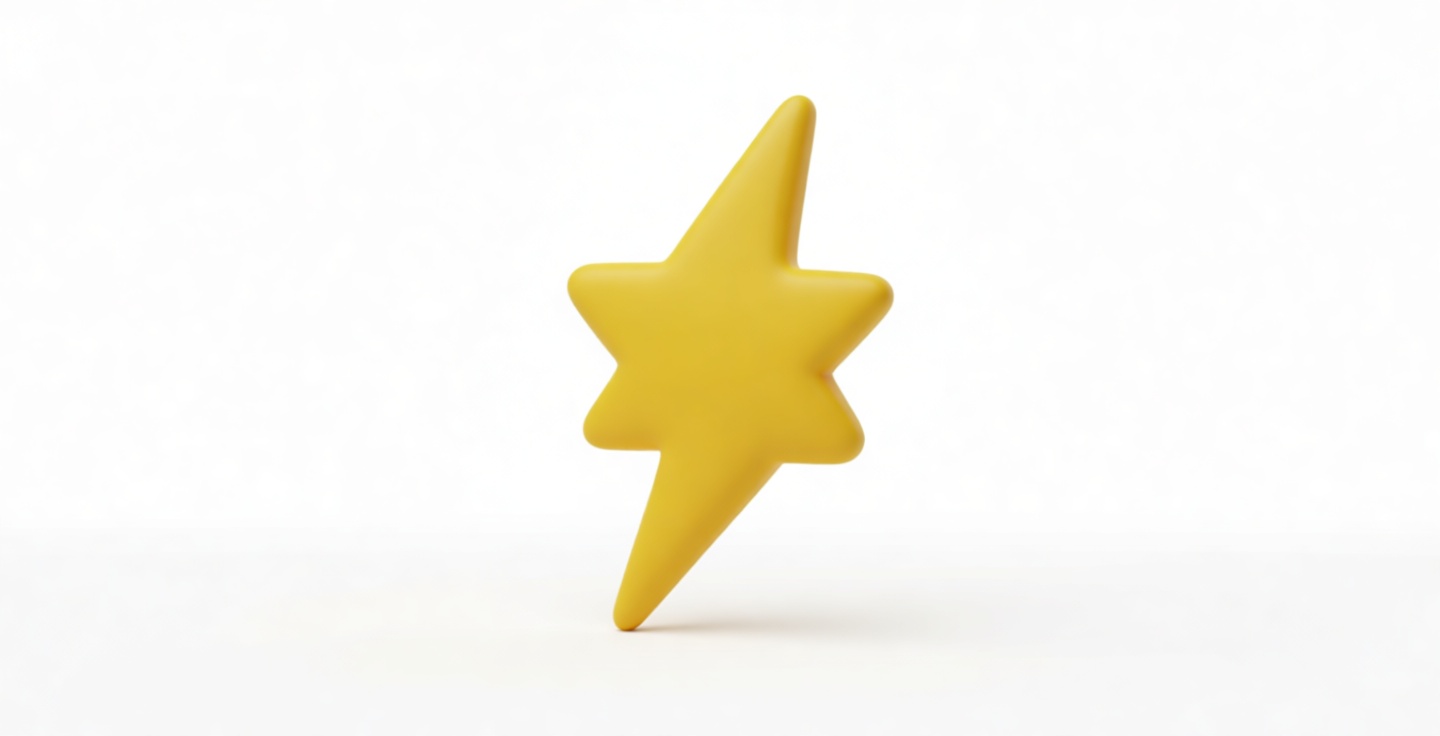 Star Lightning Symbol free 3D printable STL