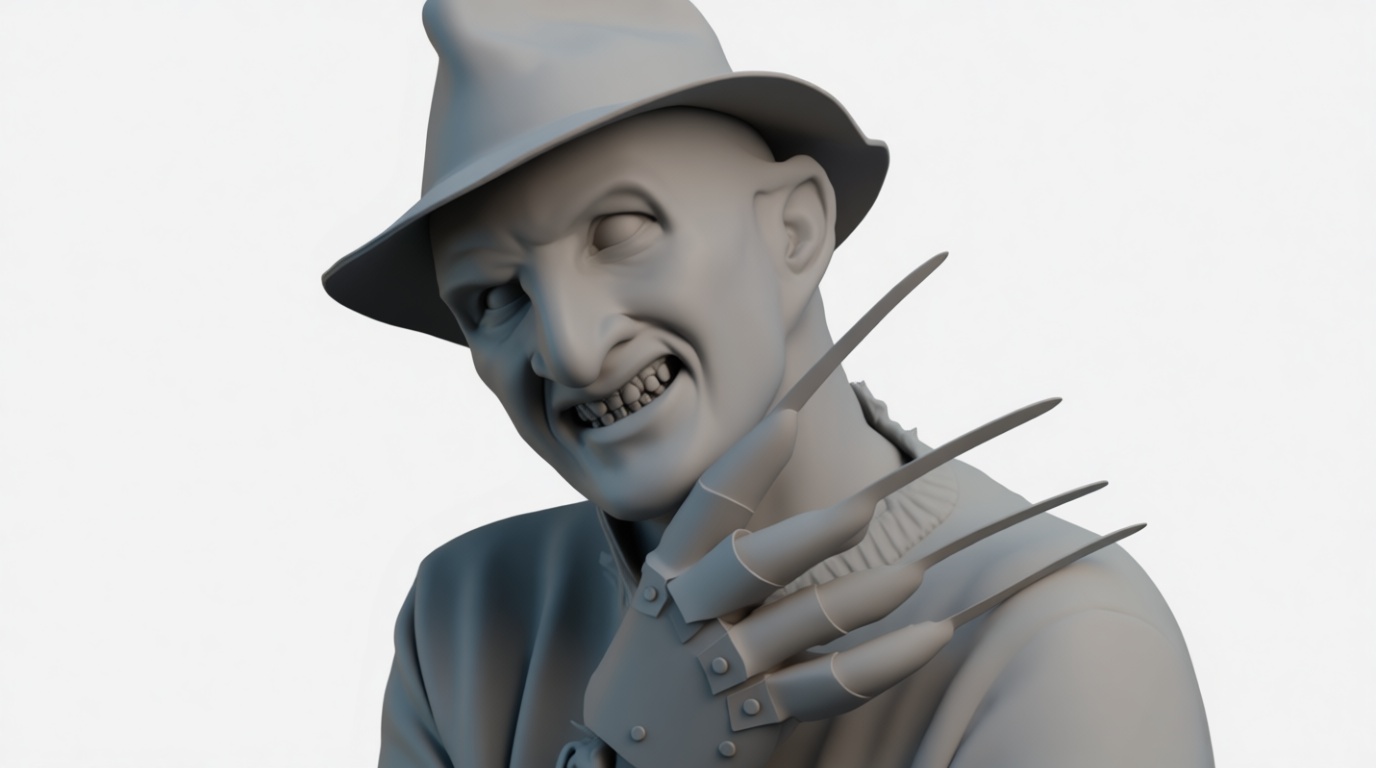 Freddy Krueger Bust free 3D printable STL