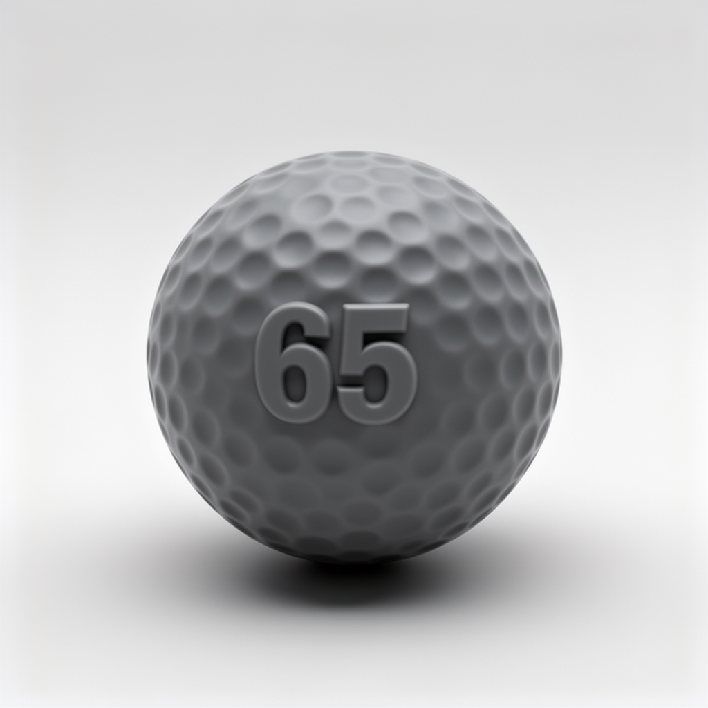 Standard Golf Ball Model free 3D printable STL