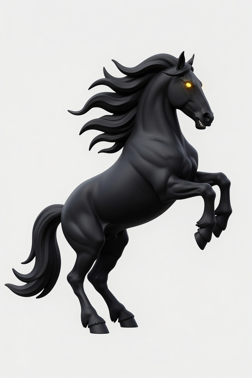 Nightmare Horse Figurine free 3D printable STL