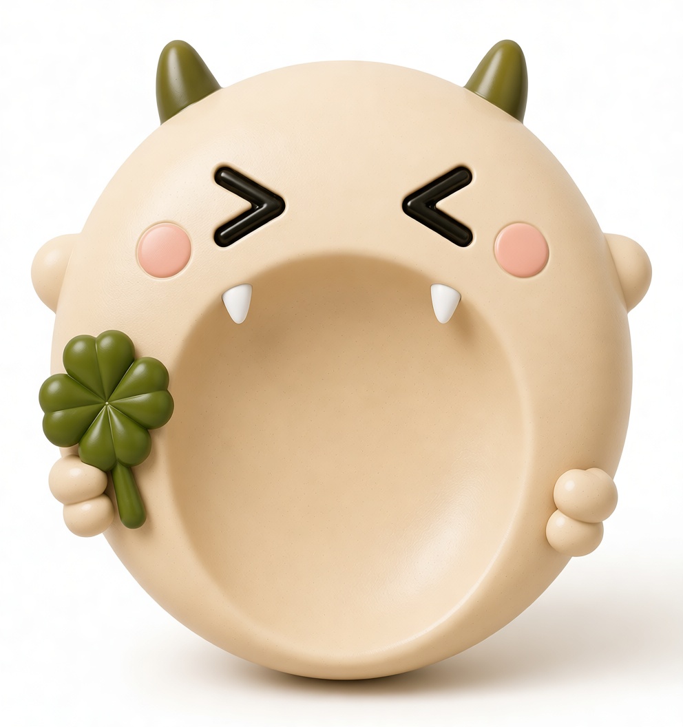 Cute Monster Trinket Dish free 3D printable STL