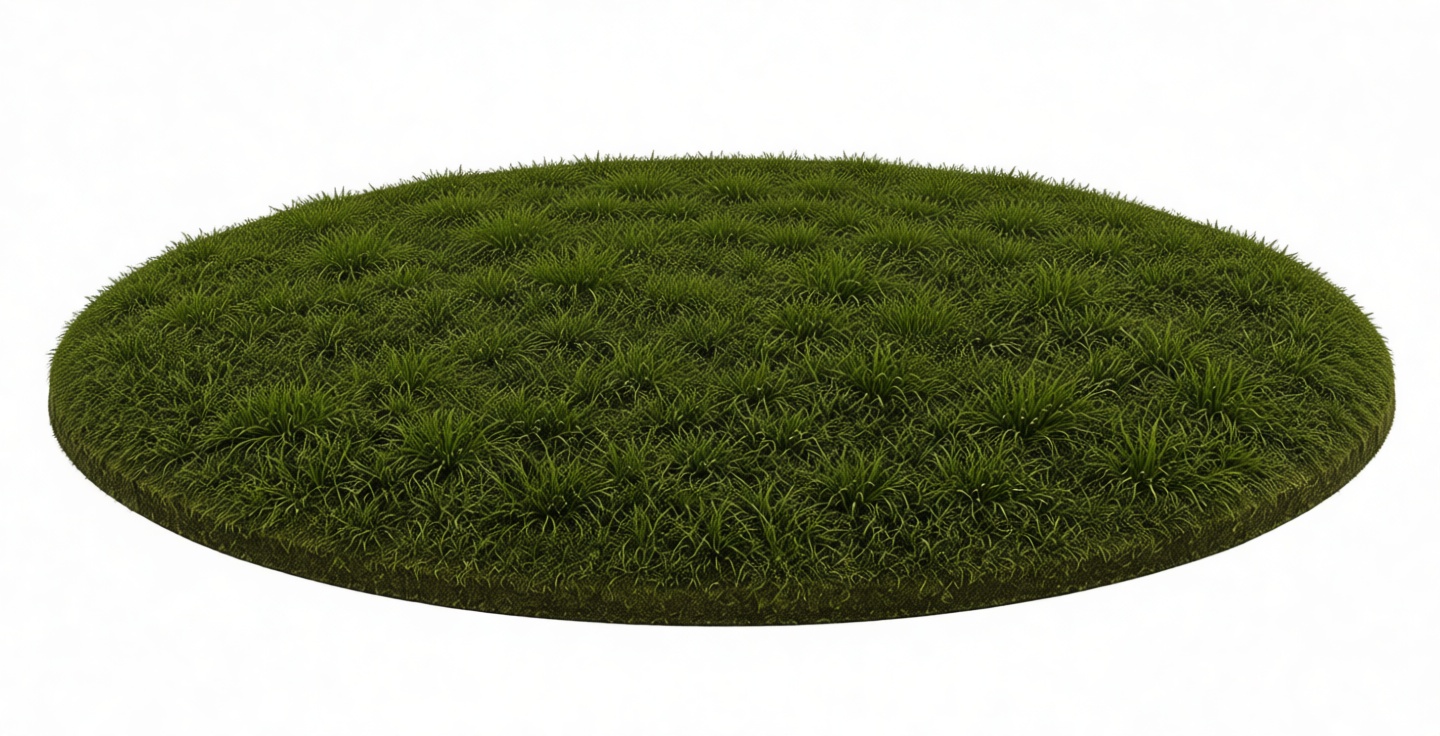 Grass Patch Model free 3D printable STL