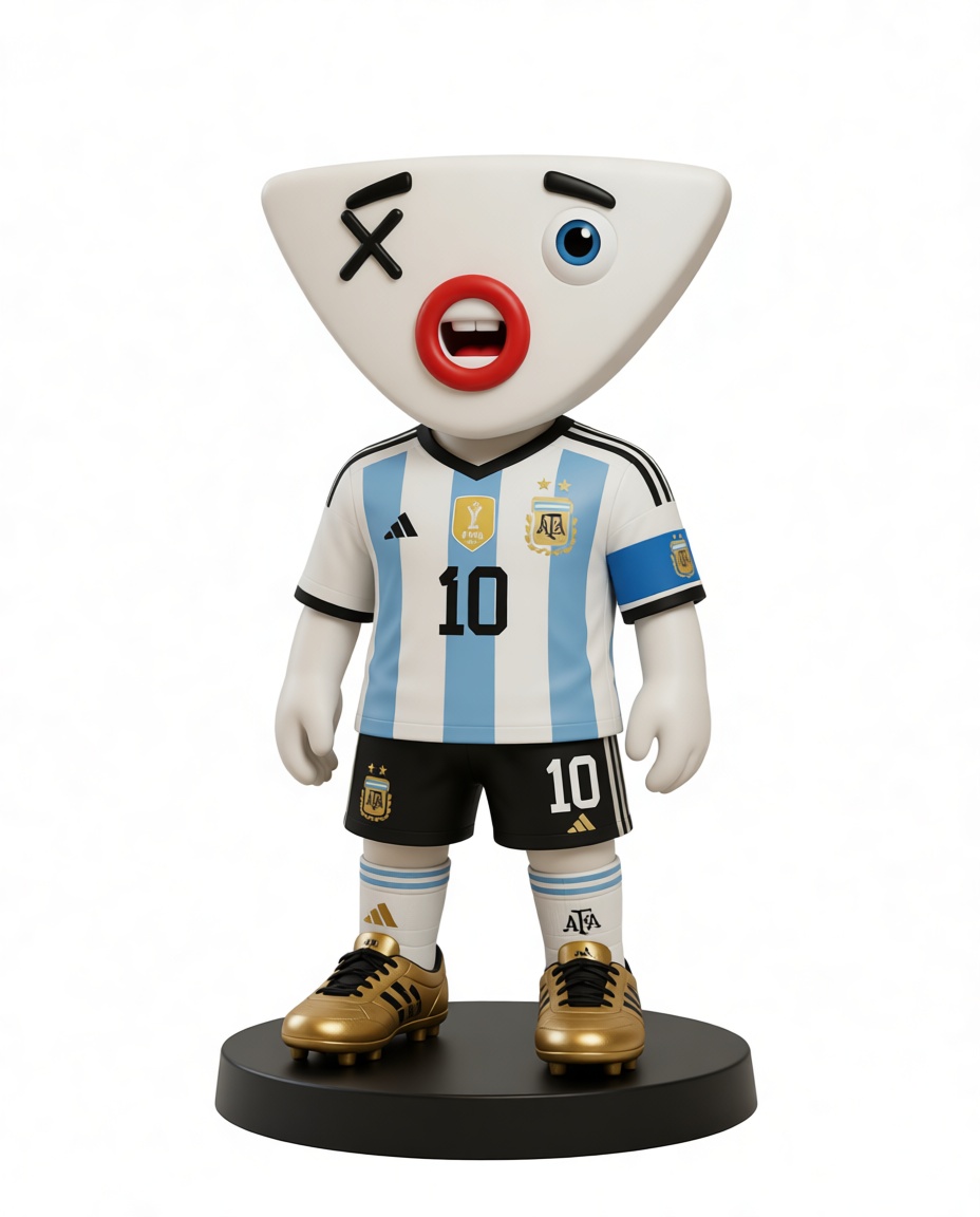Argentina Soccer Player Figurine free 3D printable STL