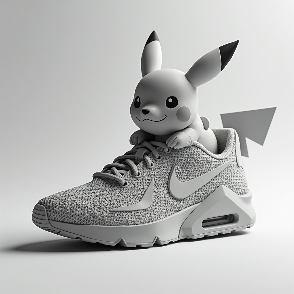 Nike Shoe Pikachu Figurine free 3D printable STL
