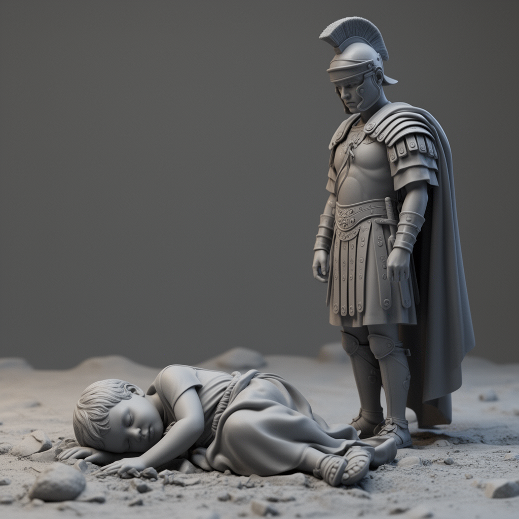 Roman Soldier Figurine free 3D printable STL