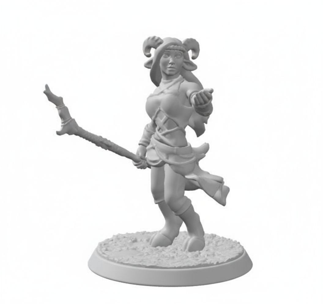 Fantasy Sorceress Figure free 3D printable STL