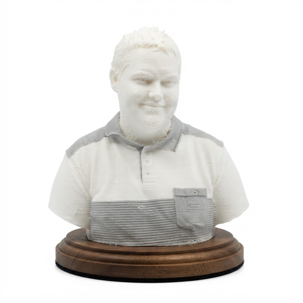 Custom Male Bust free 3D printable STL