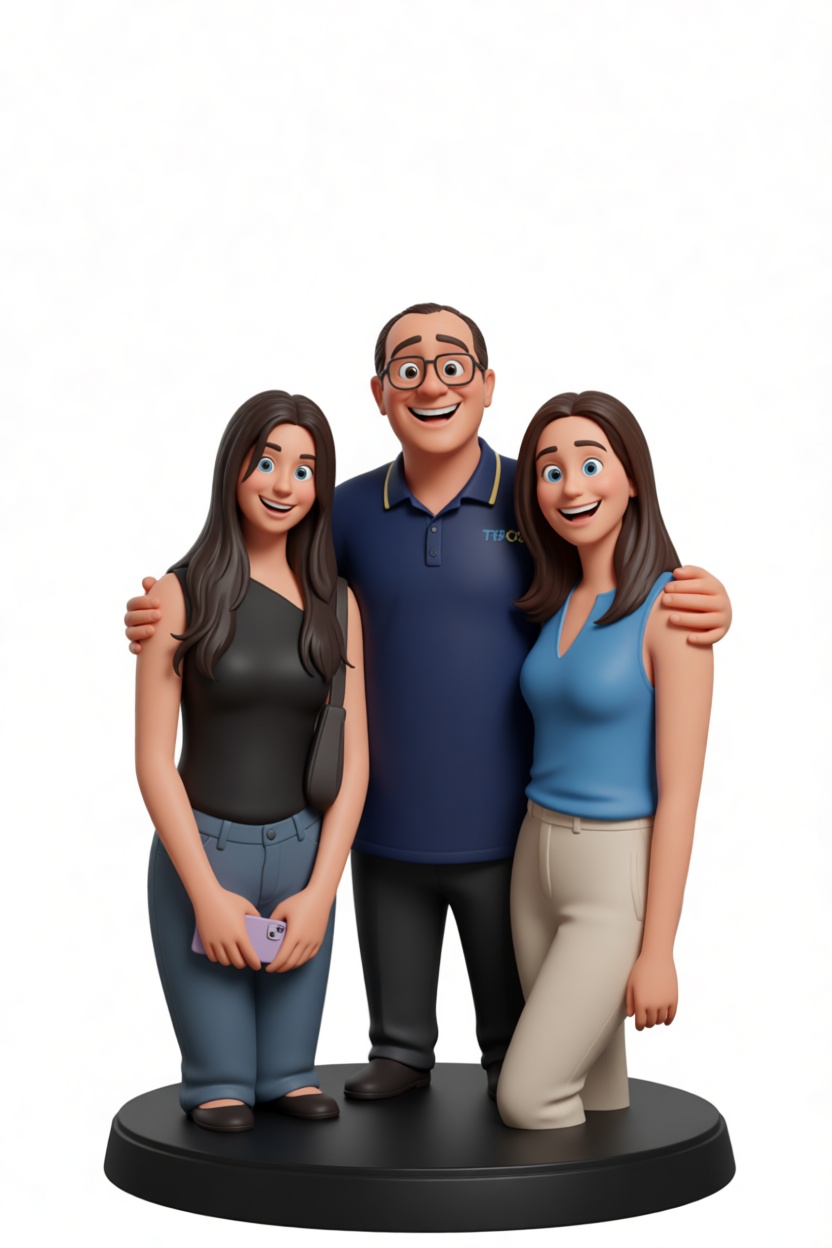 Family Group Figurine free 3D printable STL