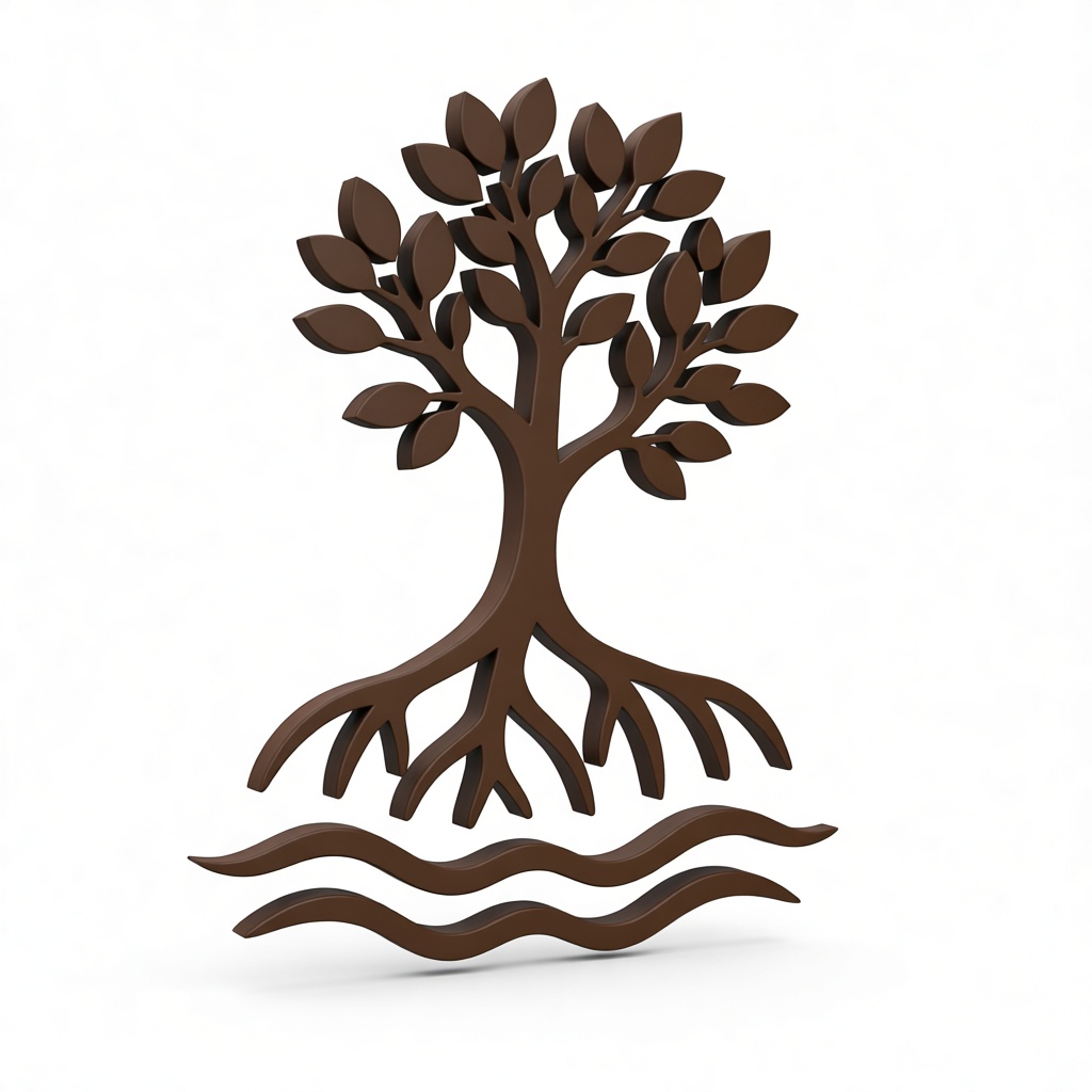 Mangrove Tree Figurine free 3D printable STL