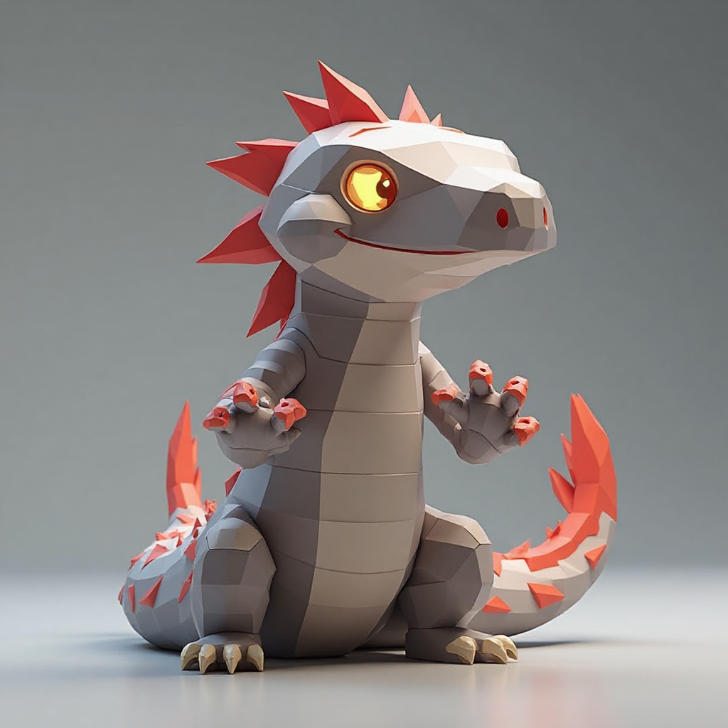 Fire Salamander Figurine free 3D printable STL