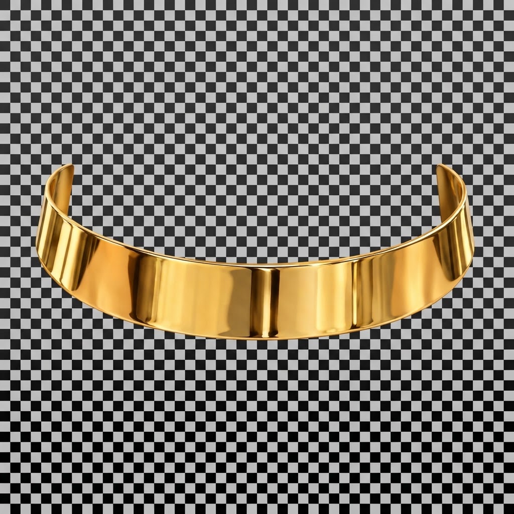 Gold Choker Necklace free 3D printable STL