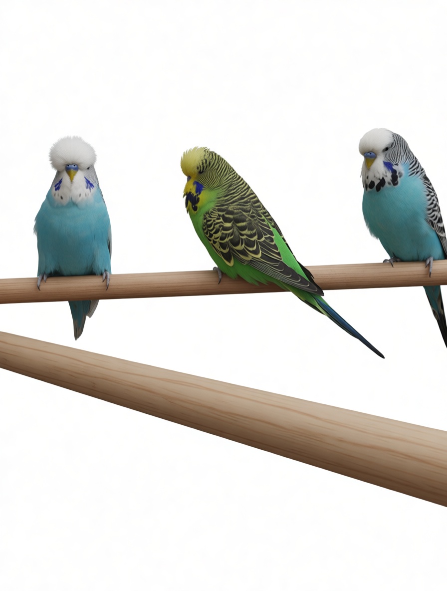 Budgerigar Bird Figurines free 3D printable STL
