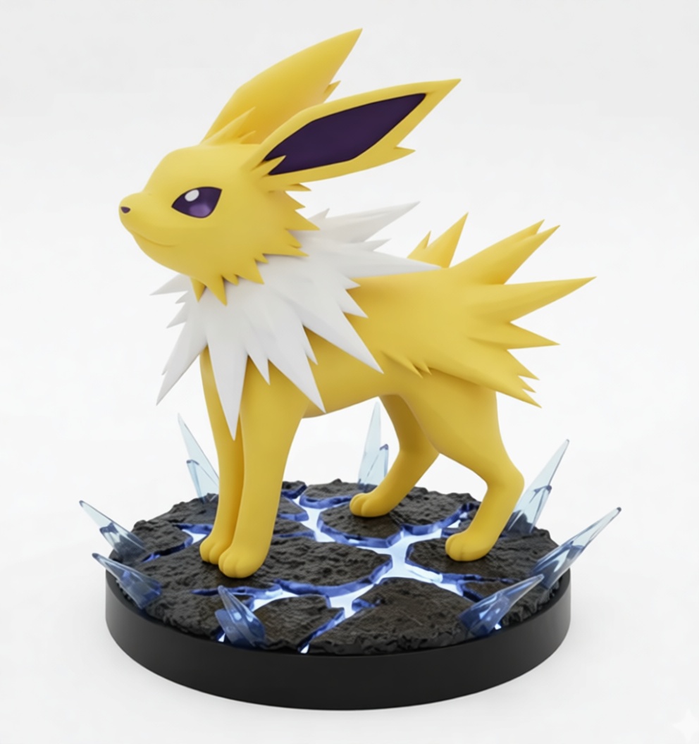 Jolteon Figurine free 3D printable STL