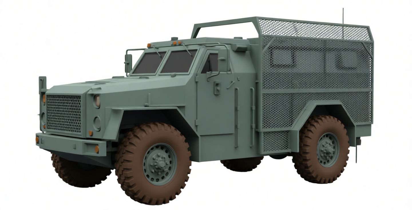 Oshkosh M-ATV Model free 3D printable STL
