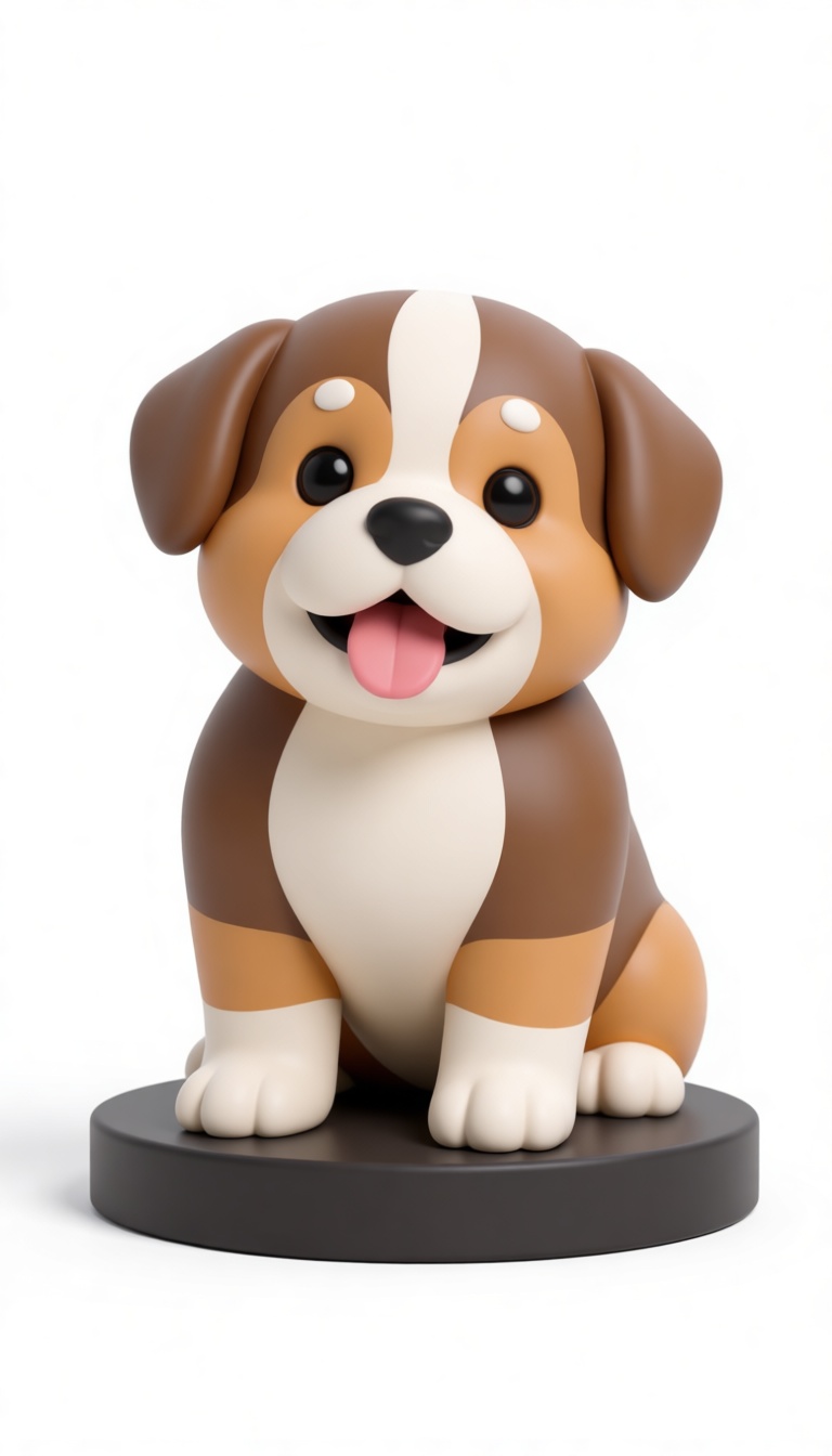 Beagle Puppy Figurine free 3D printable STL