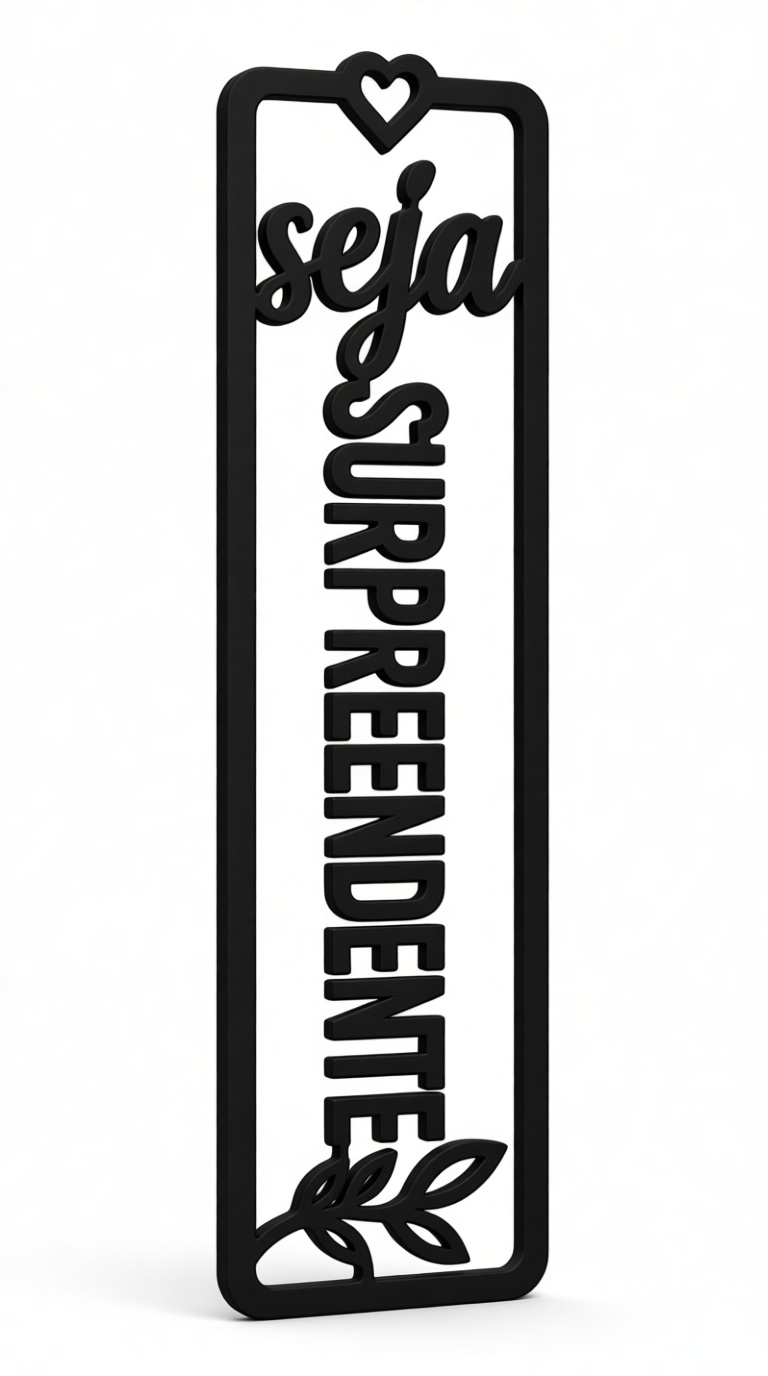 Seja Surpreendente Sign free 3D printable STL