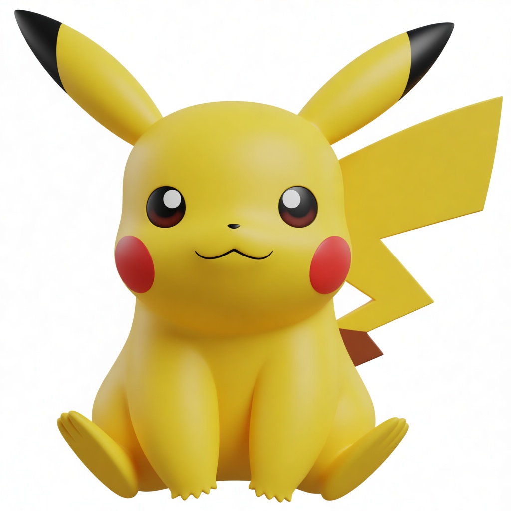 Pikachu Figurine free 3D printable STL