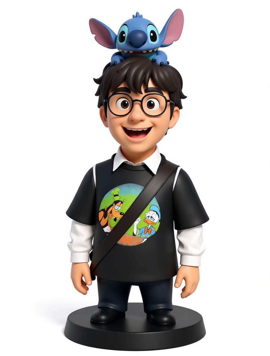 Boy with Stitch Figurine free 3D printable STL