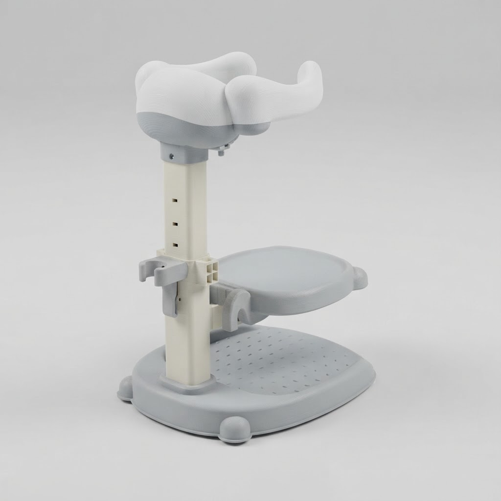 Saddle Stool Model free 3D printable STL