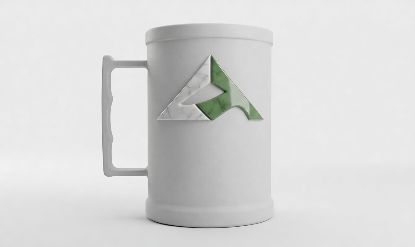 Ark Logo Mug free 3D printable STL