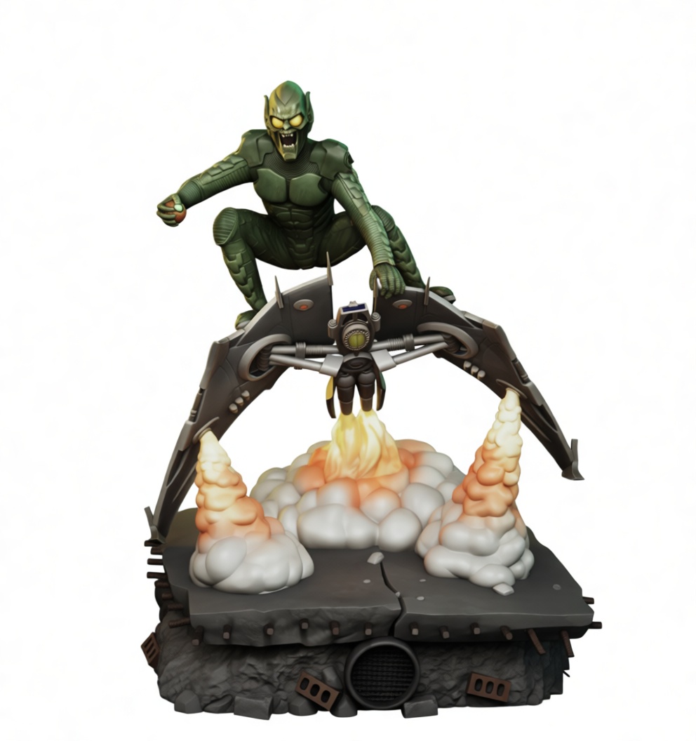 Green Goblin Figurine free 3D printable STL