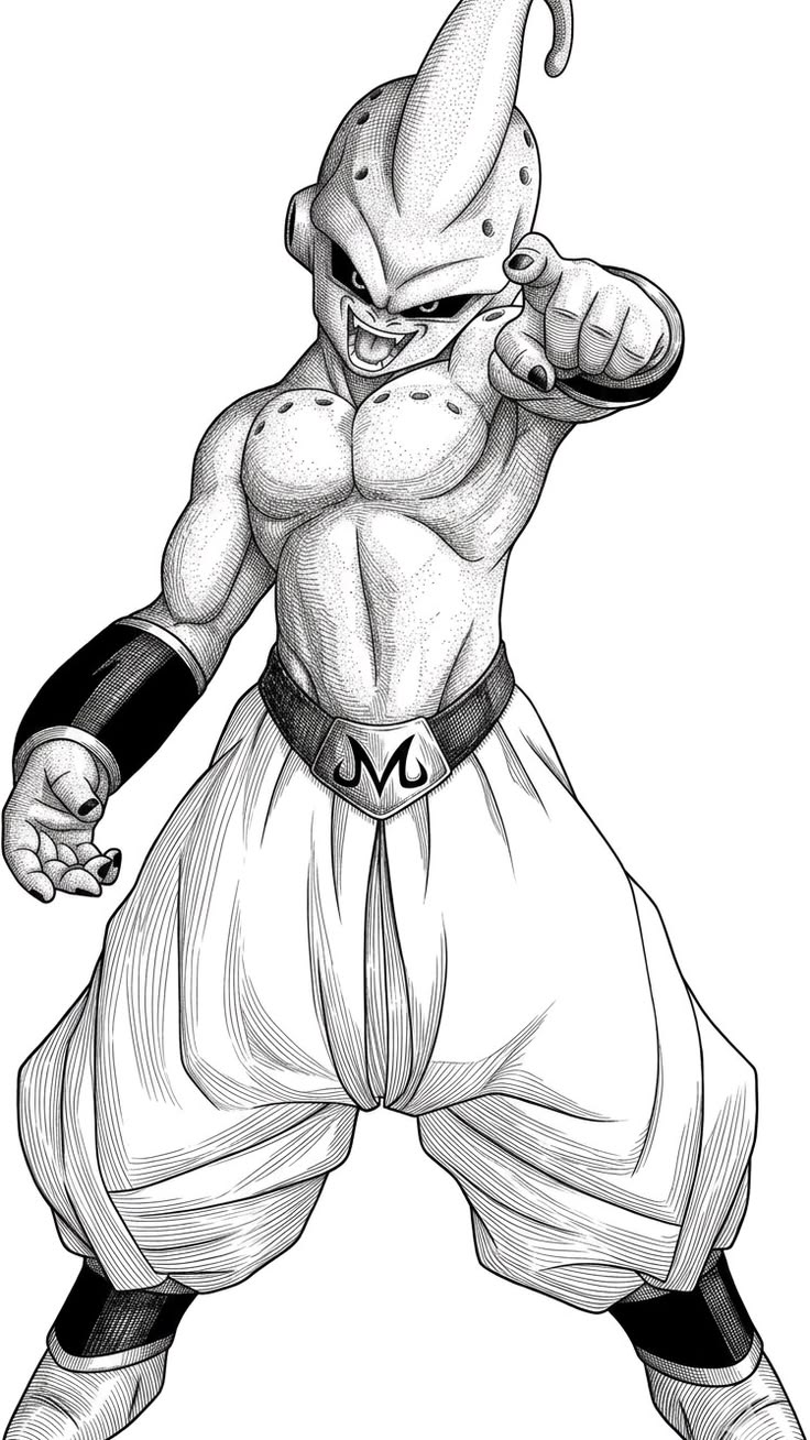 Kid Buu Figurine free 3D printable STL