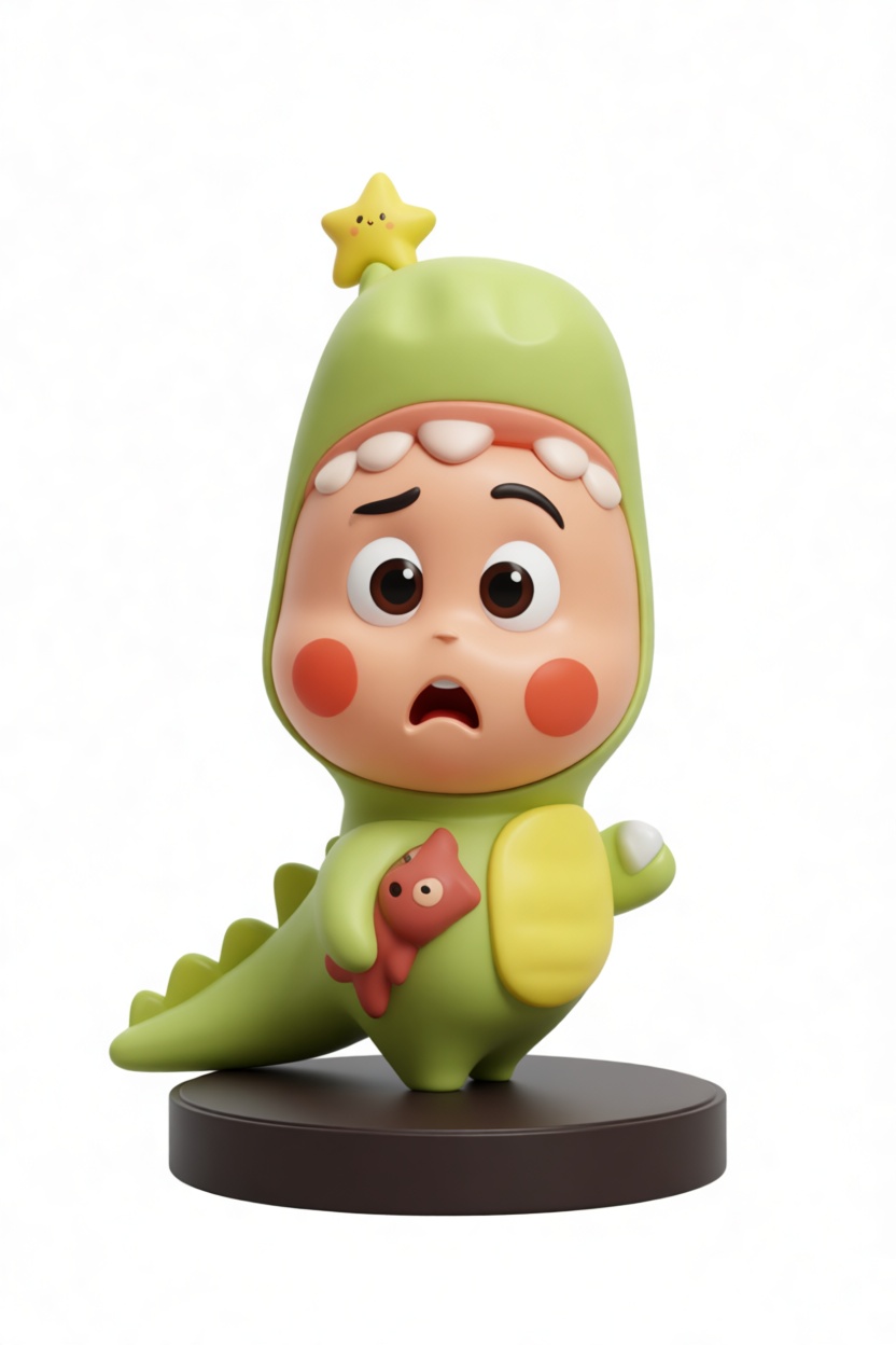 Baby Dinosaur Figurine free 3D printable STL