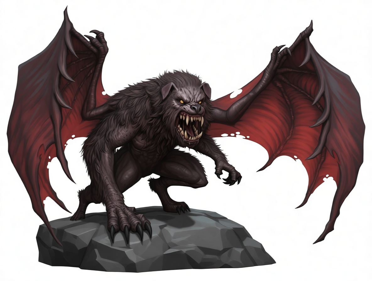 Chupacabra Creature Figurine free 3D printable STL