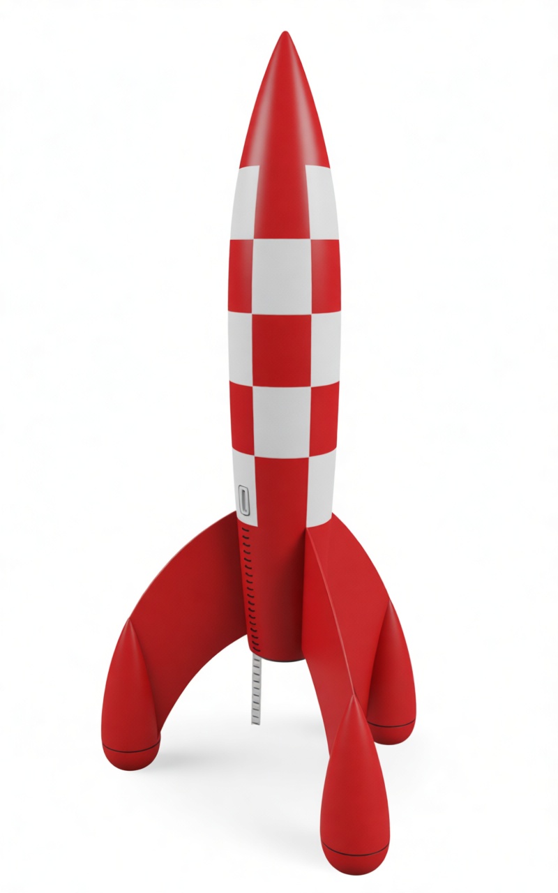 Tintin Moon Rocket Model free 3D printable STL
