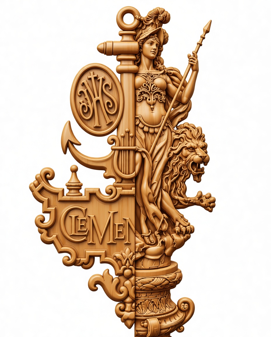 Clemenceau Figure Emblem free 3D printable STL