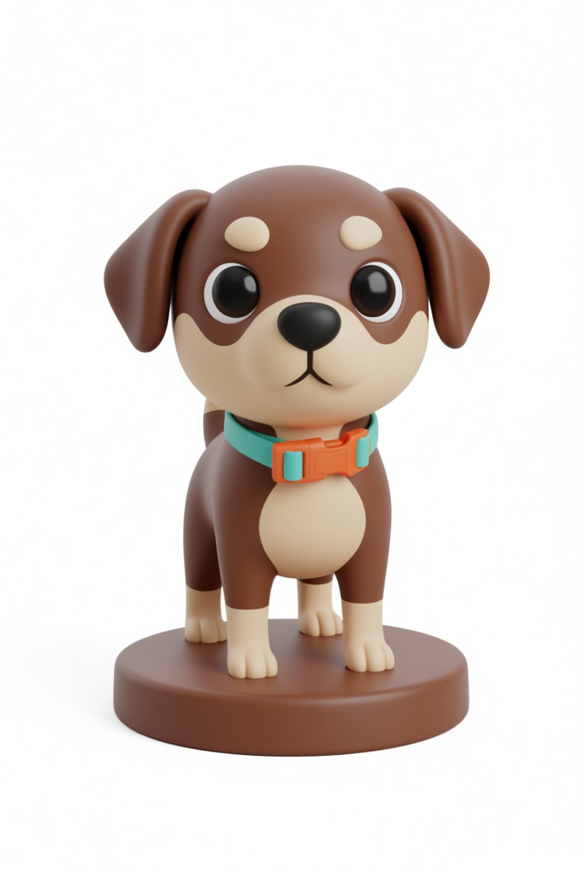 Cartoon Beagle Figurine free 3D printable STL