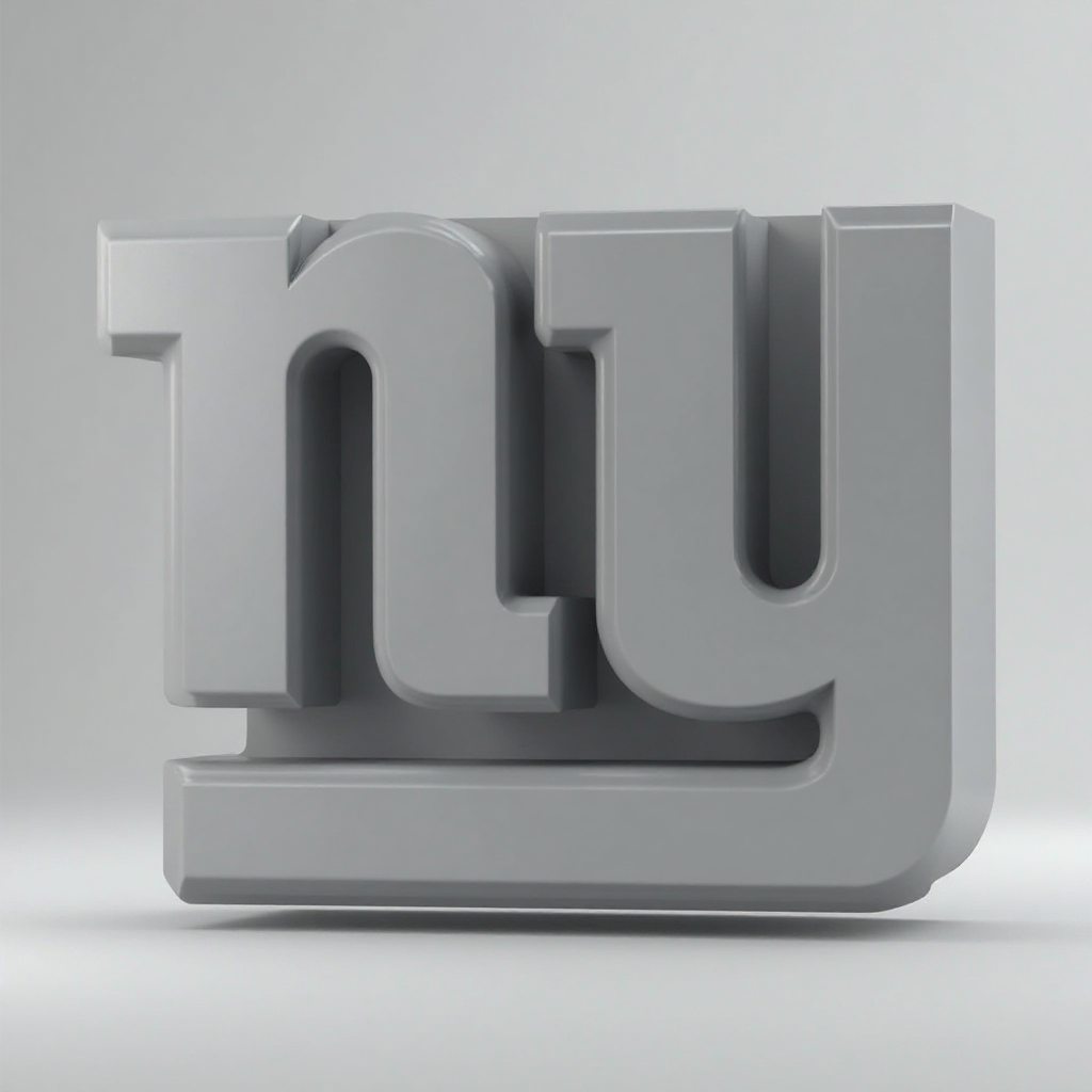 New York Giants Logo Sculpture free 3D printable STL