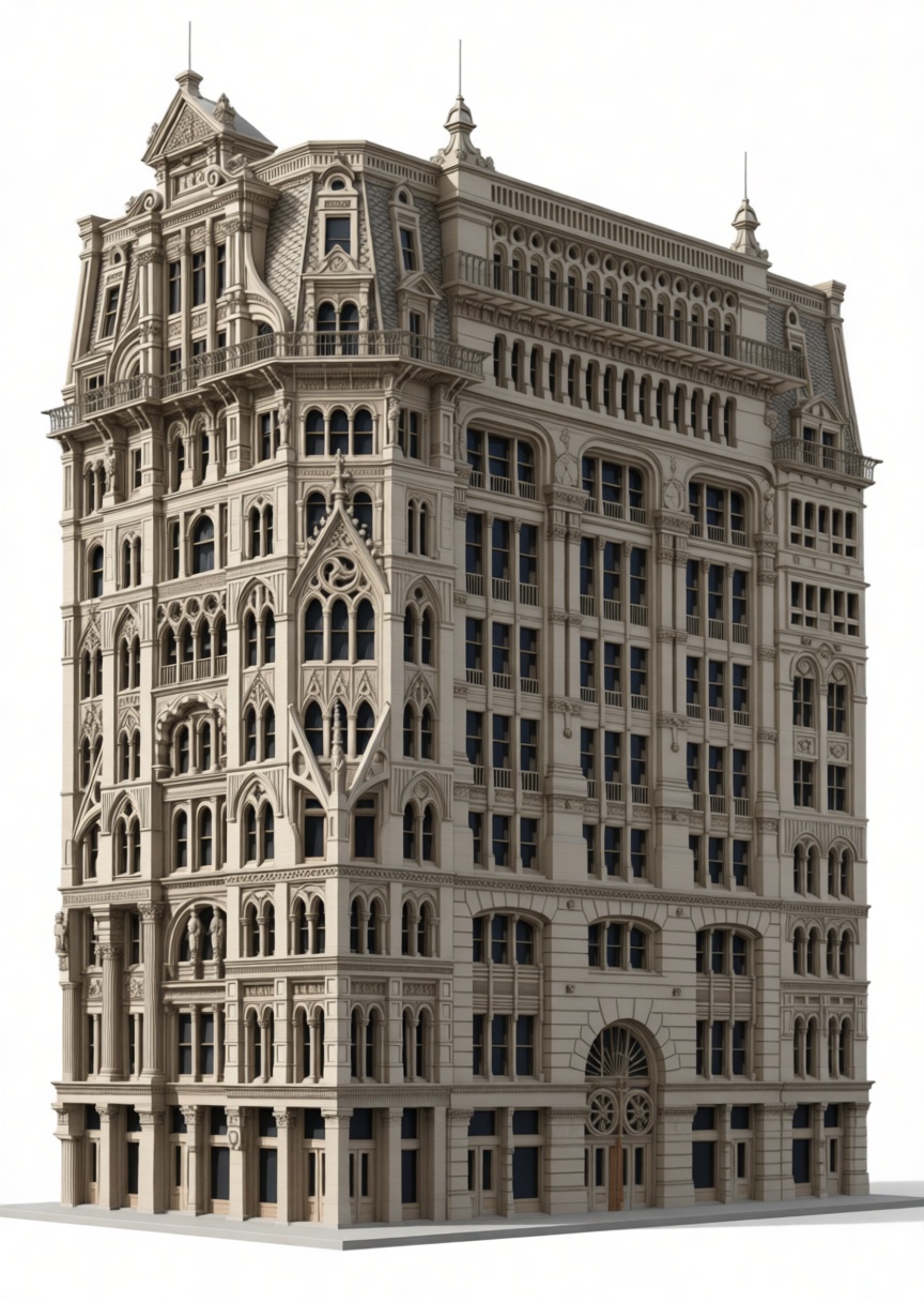 Flatiron Building Model free 3D printable STL