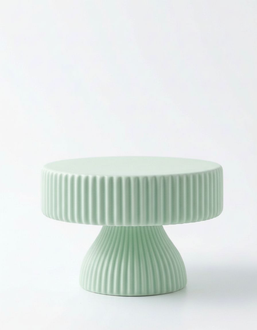 Ribbed Cake Stand free 3D printable STL