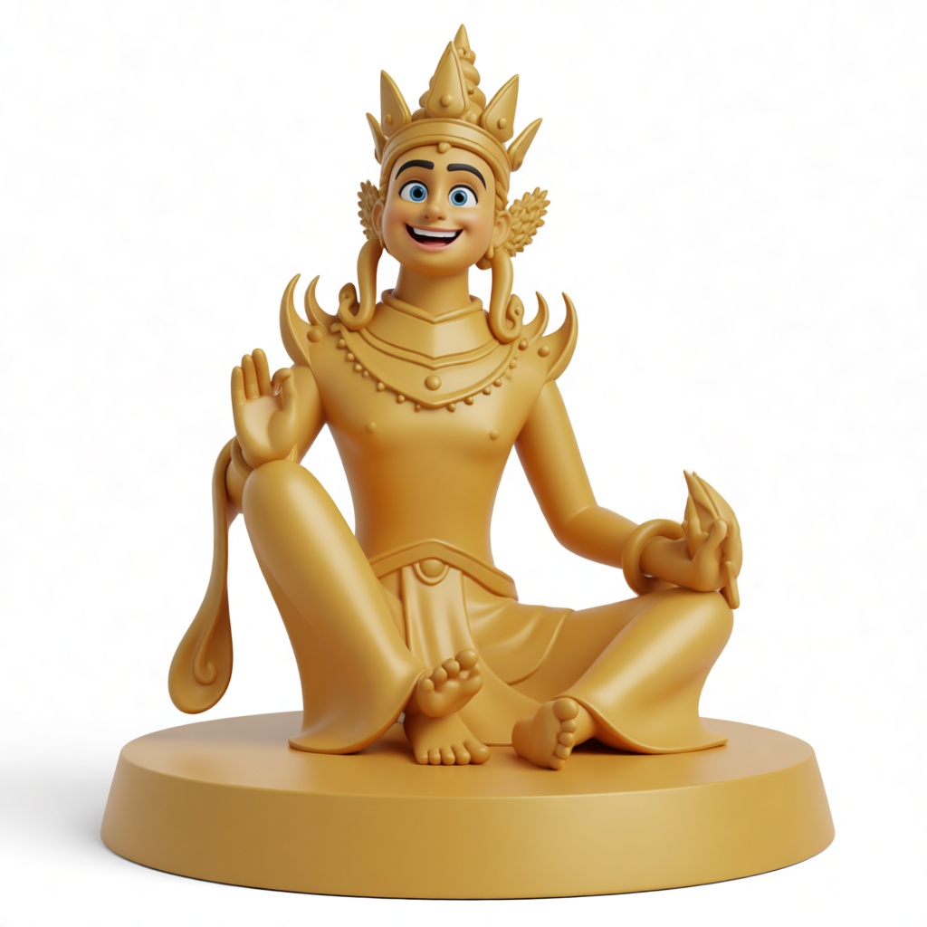 Thai Buddha Statue Figurine free 3D printable STL