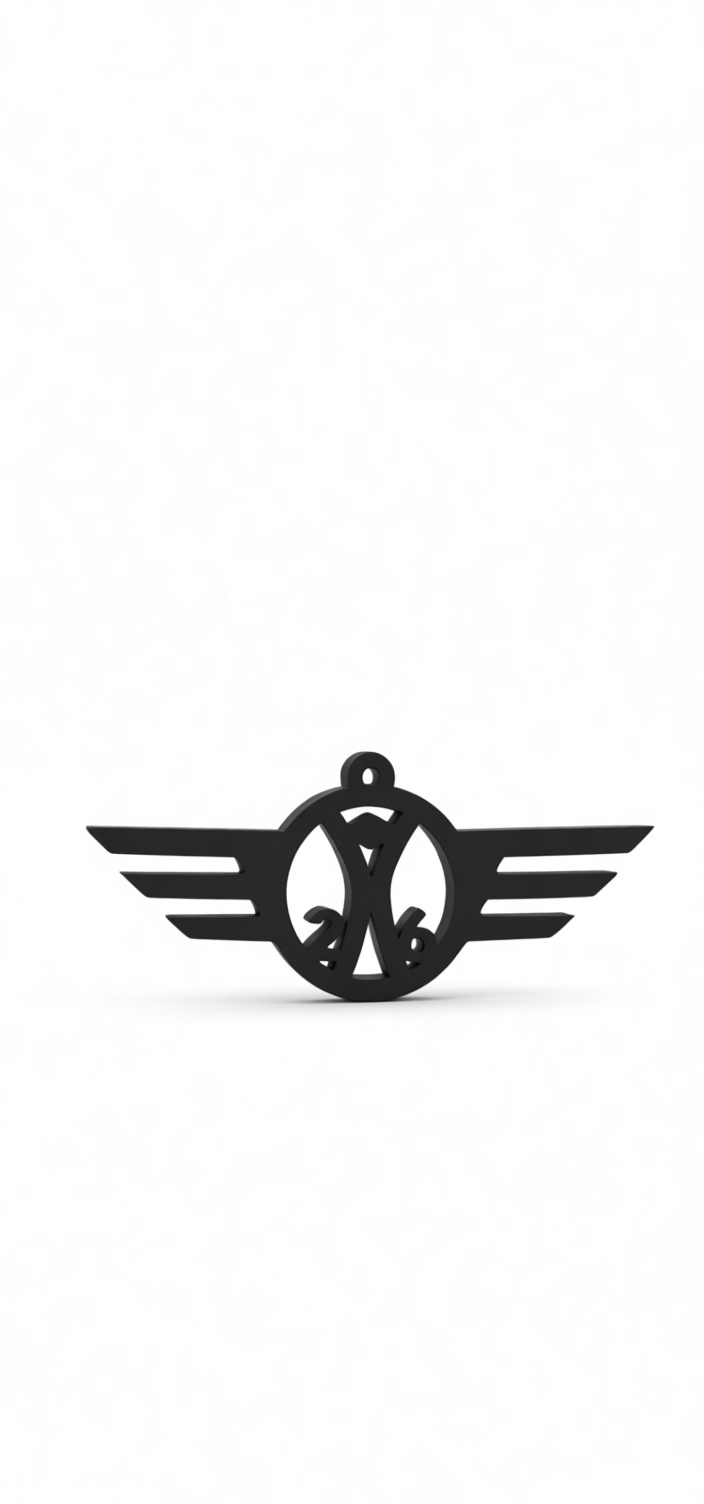 WW2 Luftwaffe Pilot Badge Pendant free 3D printable STL
