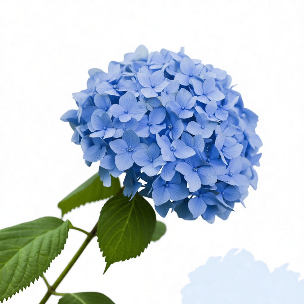 Hydrangea Flower Model free 3D printable STL
