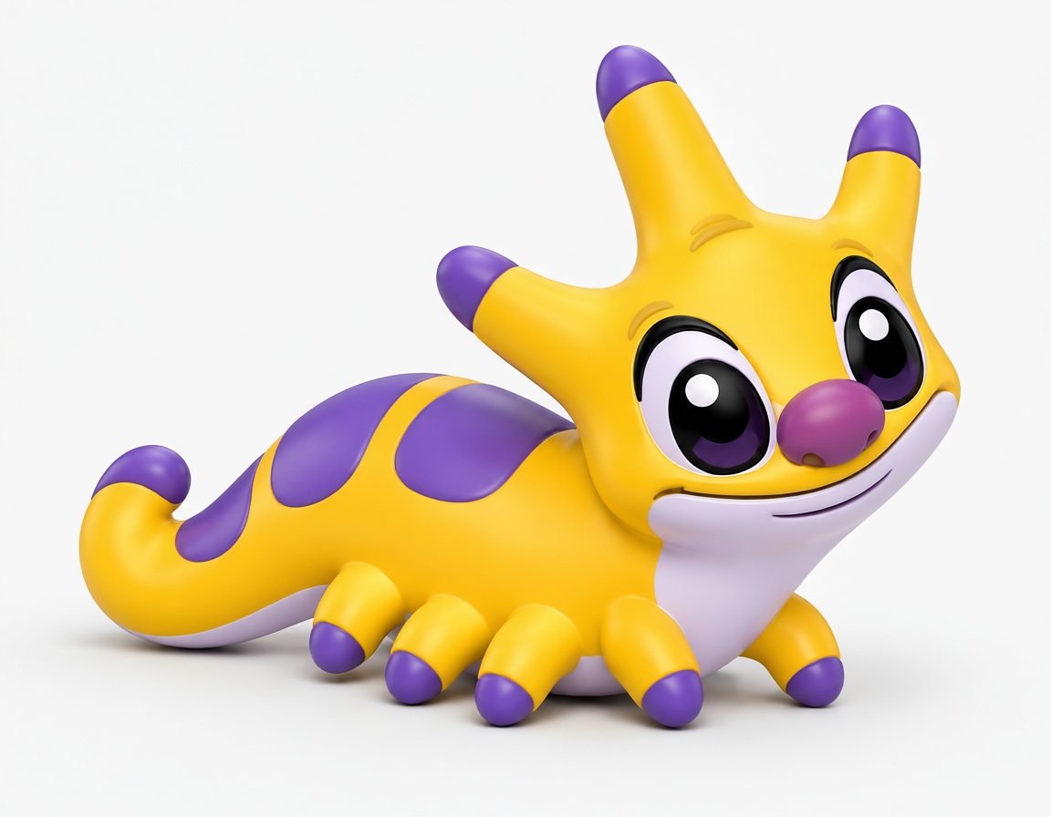 Cute Cartoon Salamander Figurine free 3D printable STL
