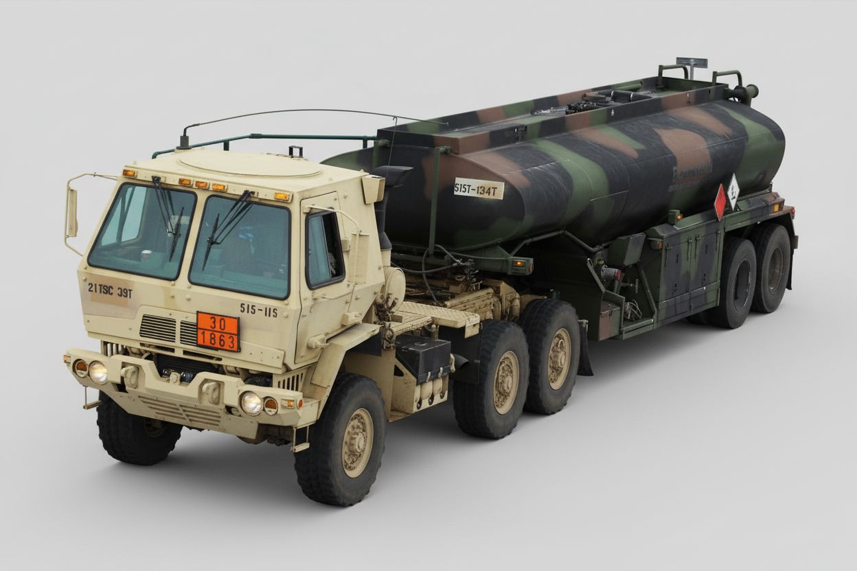 Armored Fuel Truck free 3D printable STL