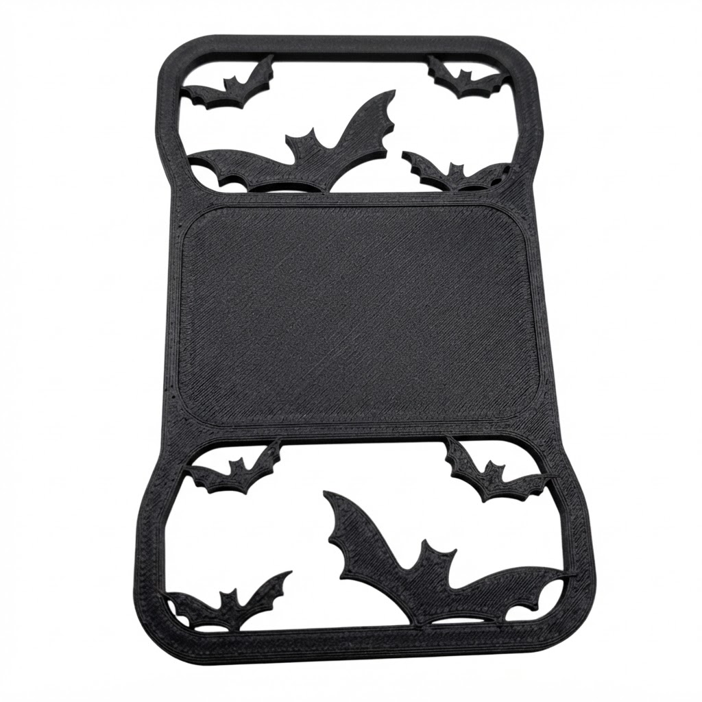 Bat Motif Frame free 3D printable STL