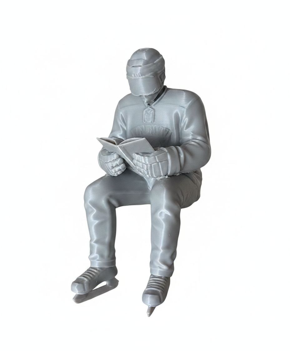 Ice Hockey Player Figurine free 3D printable STL