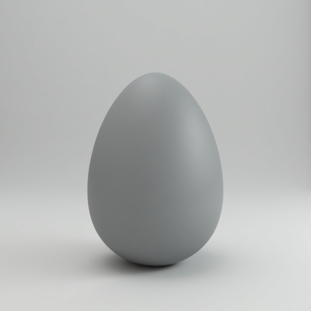 Stylized Pet Egg Model free 3D printable STL