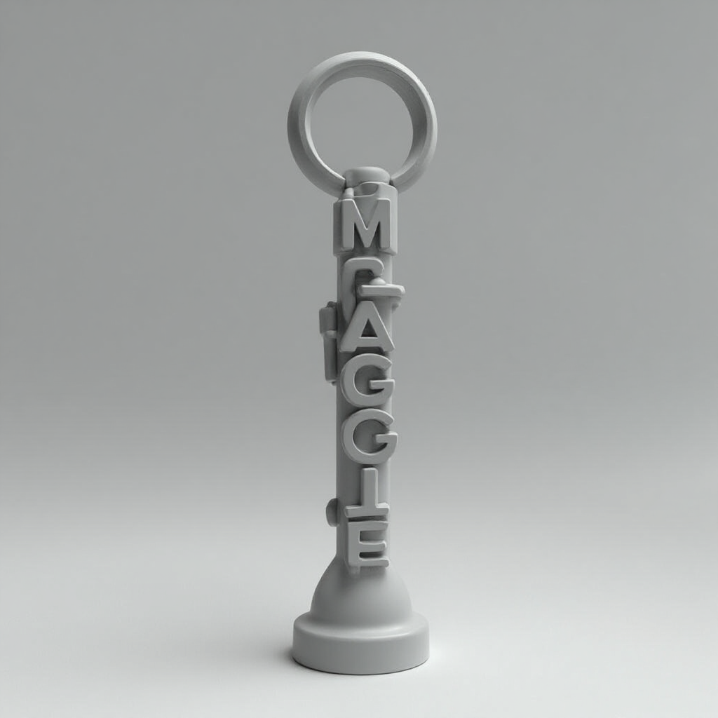 Clarinet Keychain Figurine free 3D printable STL