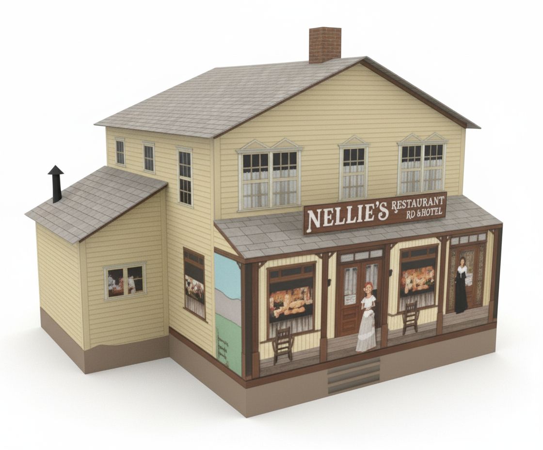 Nellie's Restaurant Model free 3D printable STL